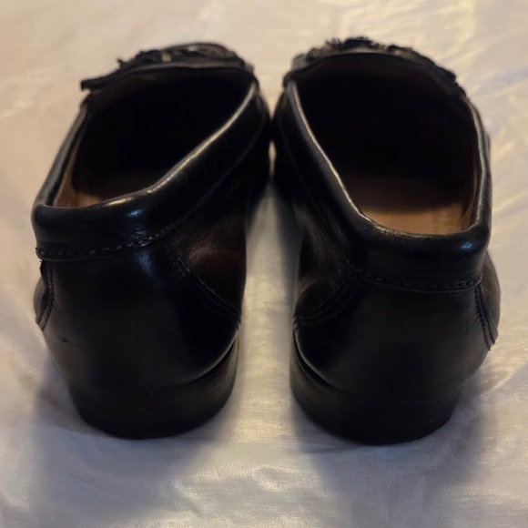 Cole Haan Men’s Brown Moccasin/Loafer with Black Fringe and Tassels size 9 - Picture 7 of 8